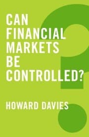 Cover von Can Financial Markets be Controlled?