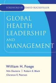 Cover von Global Health Leadership and Management