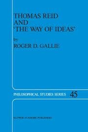Cover von Thomas Reid and The Way of Ideas