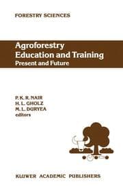 Cover von Agroforestry Education and Training: Present and Future