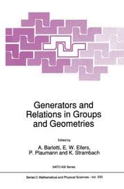 Cover von Generators and Relations in Groups and Geometries
