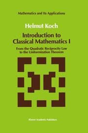 Cover von Introduction to Classical Mathematics I
