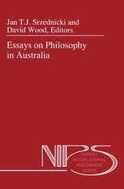 Cover von Essays on Philosophy in Australia