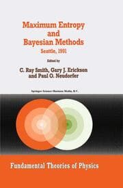 Cover von Maximum Entropy and Bayesian Methods