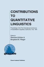 Cover von Contributions to Quantitative Linguistics