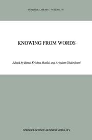 Cover von Knowing from Words