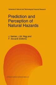 Cover von Prediction and Perception of Natural Hazards