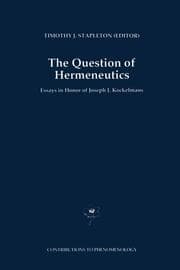Cover von The Question of Hermeneutics