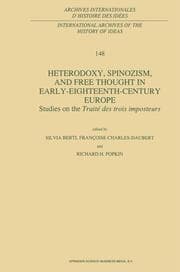 Cover von Heterodoxy, Spinozism, and Free Thought in Early-Eighteenth-Century Europe