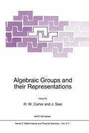 Cover von Algebraic Groups and Their Representations