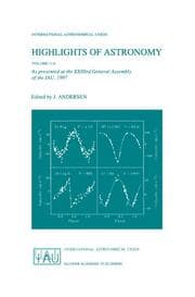 Cover von Highlights of Astronomy, Volume 11A