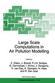 Cover von Large Scale Computations in Air Pollution Modelling