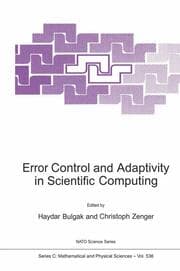 Cover von Error Control and Adaptivity in Scientific Computing