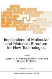 Cover von Implications of Molecular and Materials Structure from New Technologies