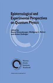 Cover von Epistemological and Experimental Perspectives on Quantum Physics