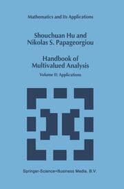 Cover von Handbook of Multivalued Analysis