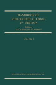 Cover von Handbook of Philosophical Logic 3