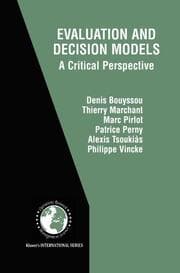 Cover von Evaluation and Decision Models
