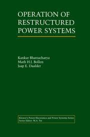 Cover von Operation of Restructured Power Systems