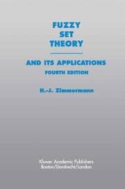 Cover von Fuzzy Set Theoryand Its Applications