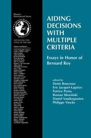 Cover von Aiding Decisions with Multiple Criteria