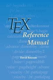 Cover von TeX Reference Manual