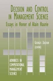 Cover von Decision & Control in Management Science