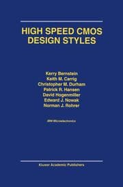 Cover von High Speed CMOS Design Styles