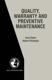 Cover von Quality, Warranty and Preventive Maintenance