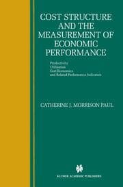 Cover von Cost Structure and the Measurement of Economic Performance