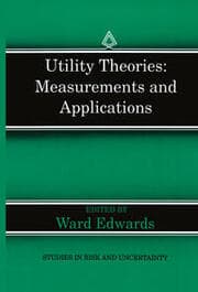 Cover von Utility Theories: Measurements and Applications