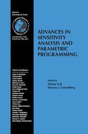 Cover von Advances in Sensitivity Analysis and Parametric Programming