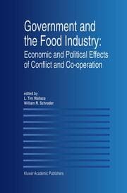 Cover von Government and the Food Industry: Economic and Political Effects of Conflict and Cooperation