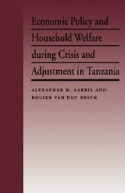 Cover von Economic Policy and Household Welfare During Crisis and Adjustment in Tanzania