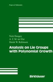 Cover von Analysis in Lie Groups with Polynomial Growth
