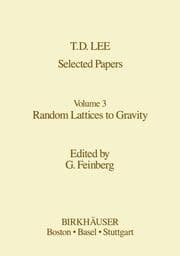 Cover von Selected Papers Volume 3: Random Lattices to Gravity