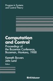 Cover von Computation and Control