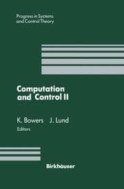 Cover von Computation and Control II