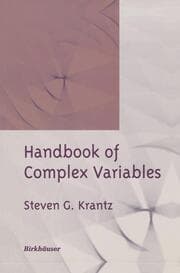 Cover von Handbook of Complex Variables
