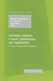 Cover von Stochastic Analysis, Control, Optimization and Applications