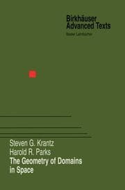 Cover von The Geometry of Domains in Space