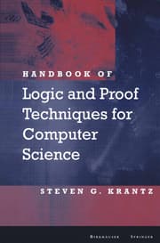Cover von Handbook of Logic and Proof Techniques for Computer Science