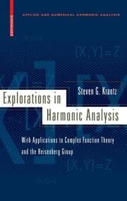 Cover von Explorations in Harmonic Analysis