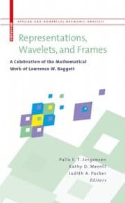 Cover von Representations, Wavelets, and Frames