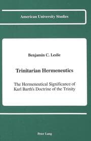 Cover von Trinitarian Hermeneutics