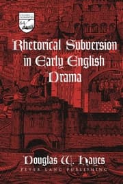 Cover von Rhetorical Subversion in Early English Drama