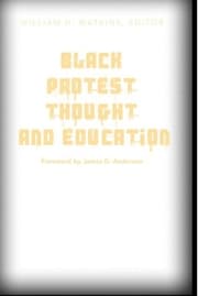 Cover von Black Protest Thought and Education