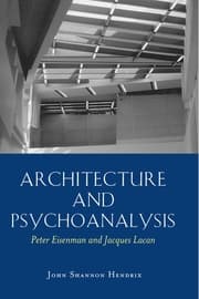 Cover von Architecture and Psychoanalysis