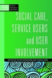 Cover von Social Care, Service Users and User Involvement