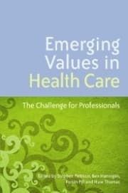 Cover von Emerging Values in Health Care